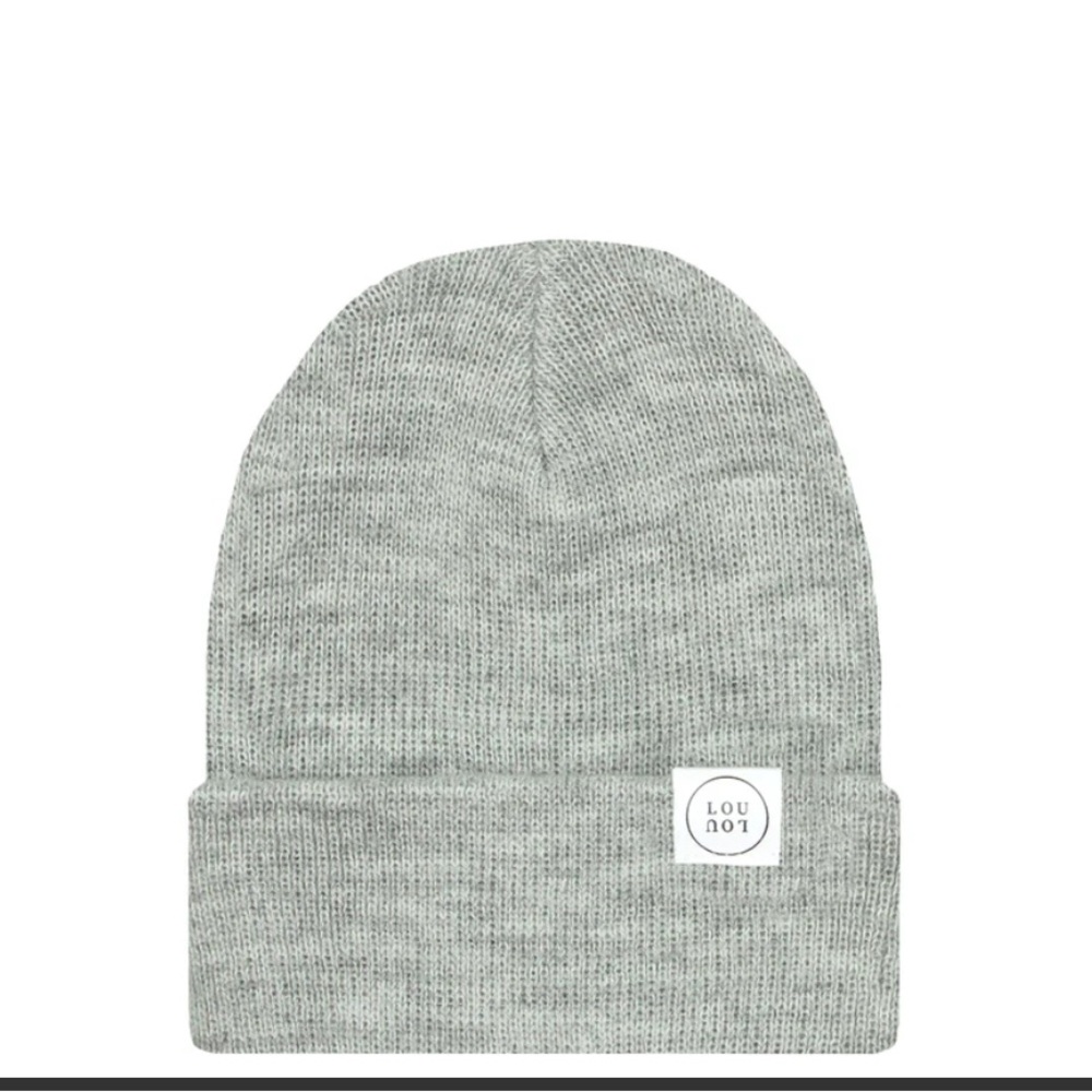 Lou Lou & Company beanie in HEATHERED GREY - infant size